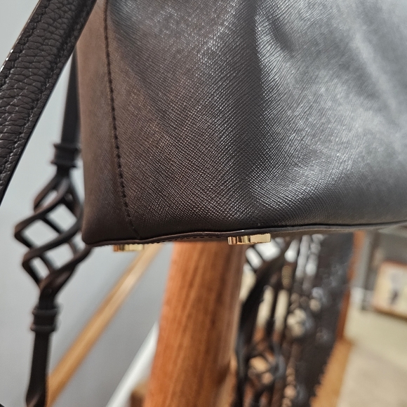 Michael Kors Savannah Medium Saffiano Leather Satchel Tote Bag - Picture 12 of 16